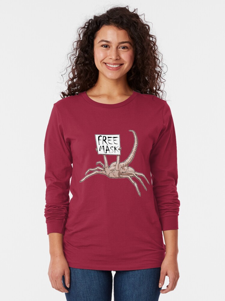 "Free Mask! Facehugger" Tshirt by PotatoGear Redbubble