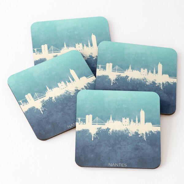 Item preview, Nantes France Skyline designed and sold by ArtPrints.