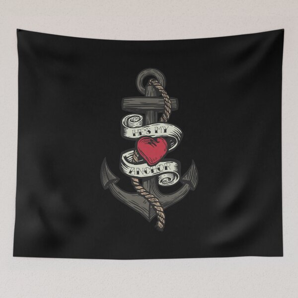 Item preview, Anker tattoo, old school designed and sold by DerSenat.