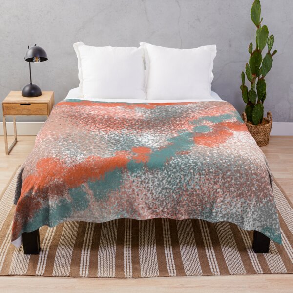Item preview, Orange and Blue Pastel Abstract Design designed and sold by Jessielee72.