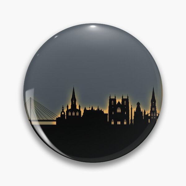 Item preview, Nantes France Skyline designed and sold by ArtPrints.