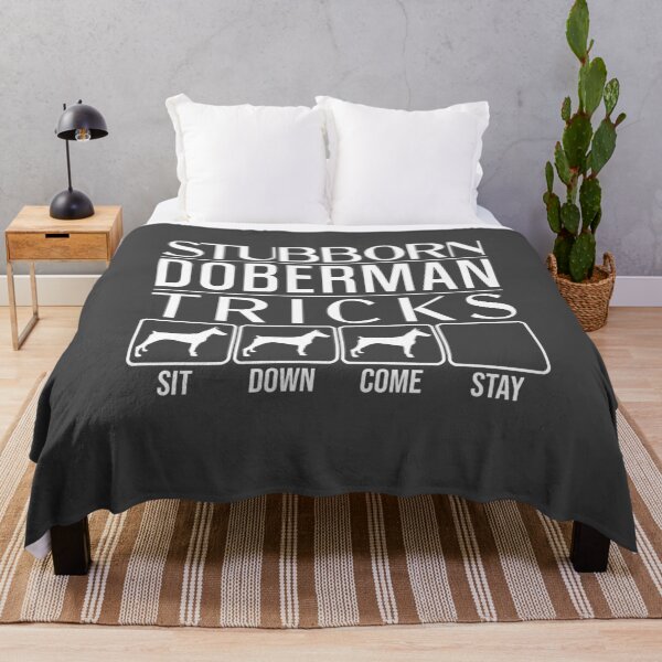 Item preview, Funny Doberman Design: Stubborn Doberman Tricks / Stubborn Dog Tricks, funny gift idea designed and sold by HEJAshirts.
