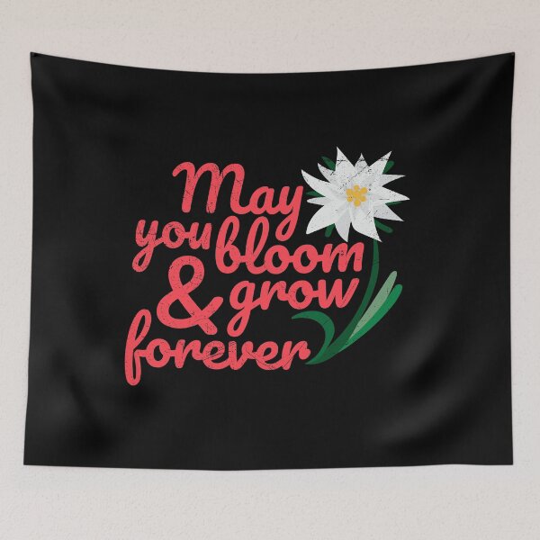 Item preview, Flower Edelweiss May you bloom and grow forever designed and sold by vicoli-shirts.