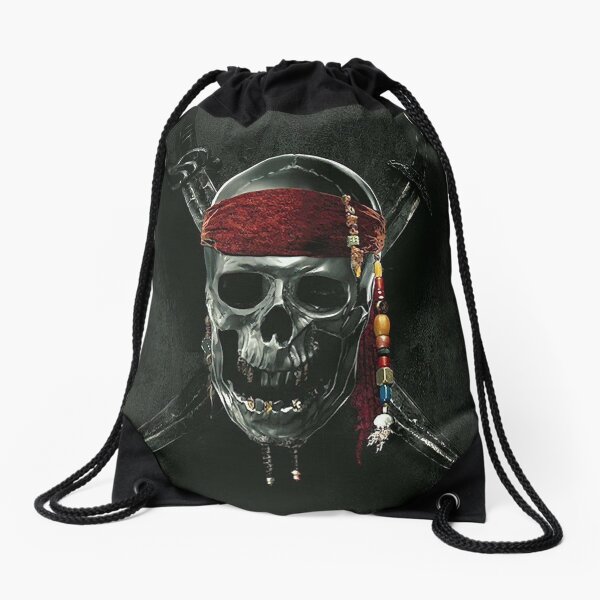 Pirates of the caribbean Drawstring Bag