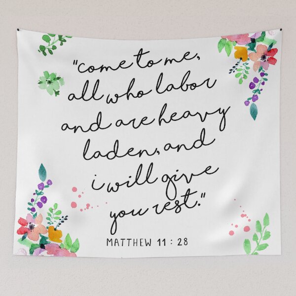 Item preview, Matthew 11:28 designed and sold by ReVivingHoPe.