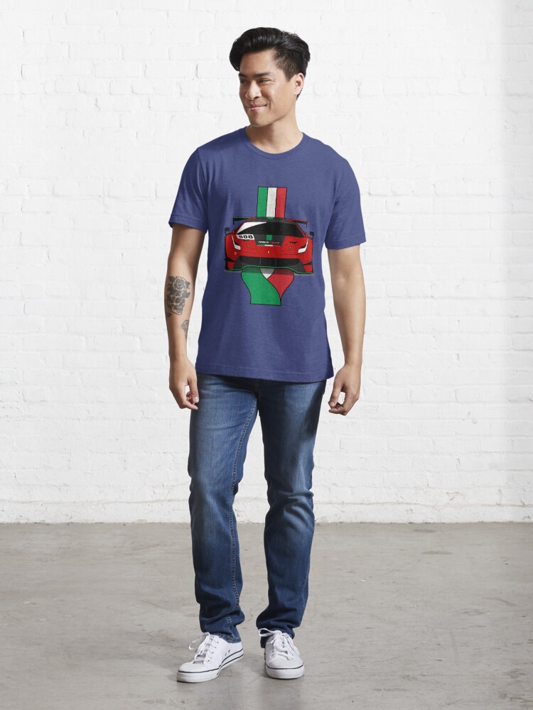 Alternate view of 2020 488GT3 Evo Rinaldi Racing Essential T-Shirt