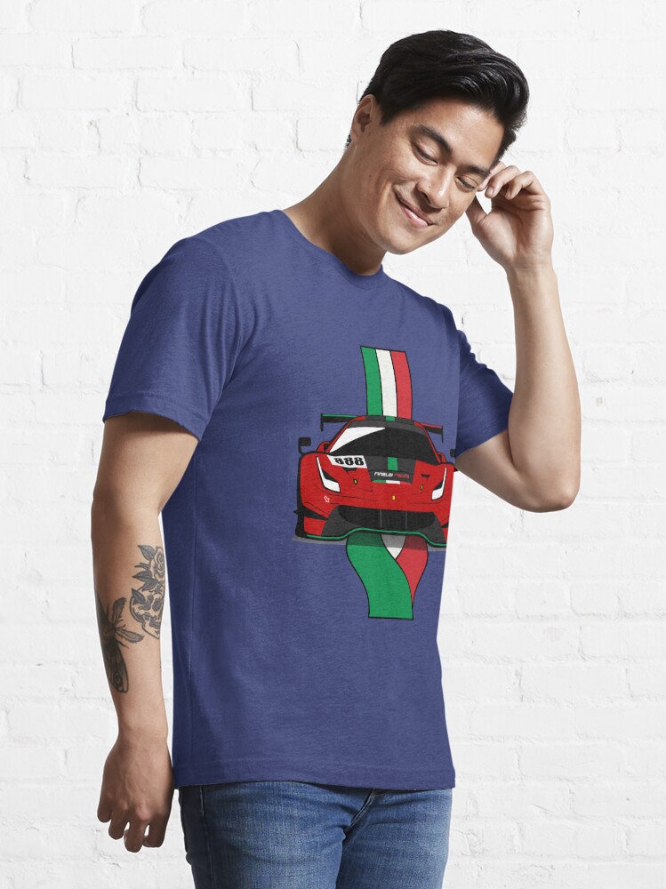 Alternate view of 2020 488GT3 Evo Rinaldi Racing Essential T-Shirt