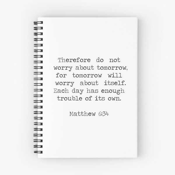 Item preview, Matthew 6:34 designed and sold by ReVivingHoPe.