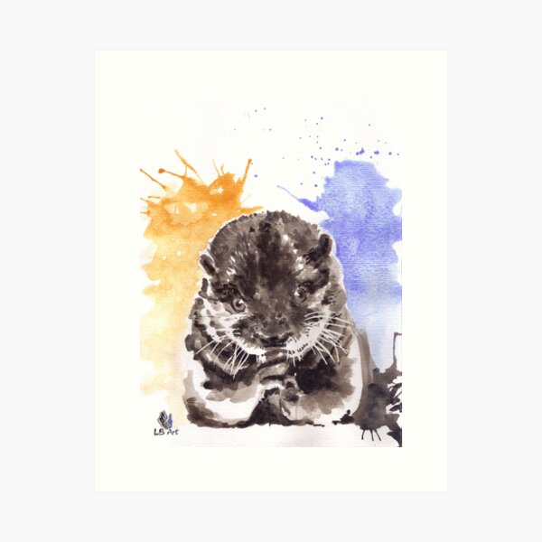 Loutre Impression artistique