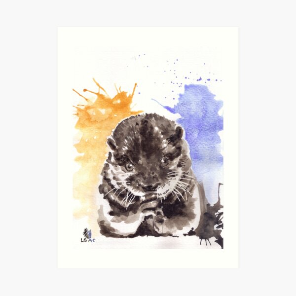 Loutre Impression artistique