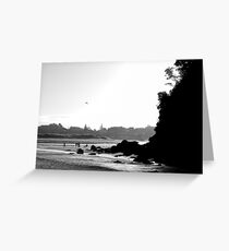 days end at Mangawhai Greeting Card