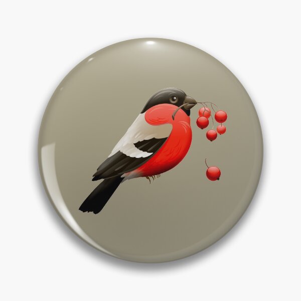 Item preview, Red robin bird designed and sold by dplachkinova.