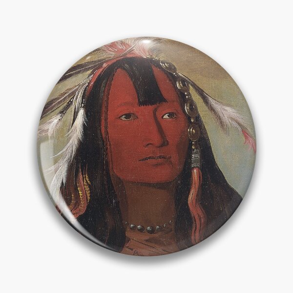 Item preview, Rabbits Skin Leggings George Catlin Fine Art Clock designed and sold by ClocksMan.