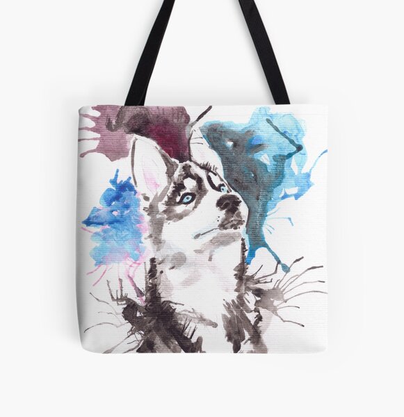 Husky Tote bag doublé