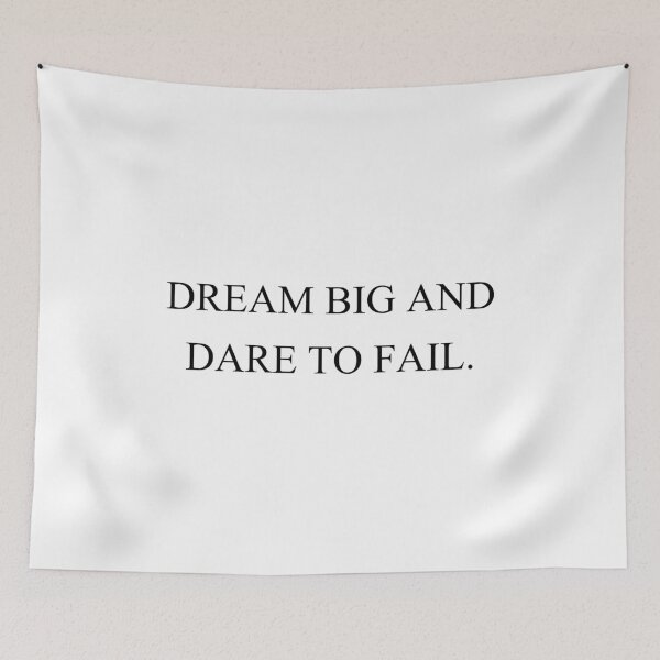 Item preview, dream big and dare to fail designed and sold by motivation4you.