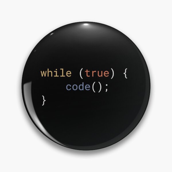 Item preview, JavaScript - While True Code designed and sold by developer-gifts.