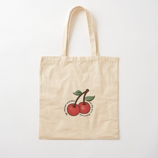 Cherry - Lana Del Rey Cotton Tote Bag