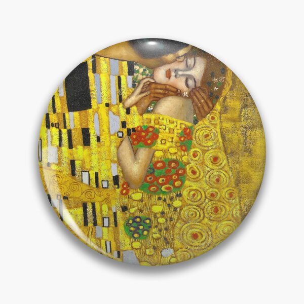 Item preview, The Kiss Gustav Klimt Fine Art Clock designed and sold by ClocksMan.