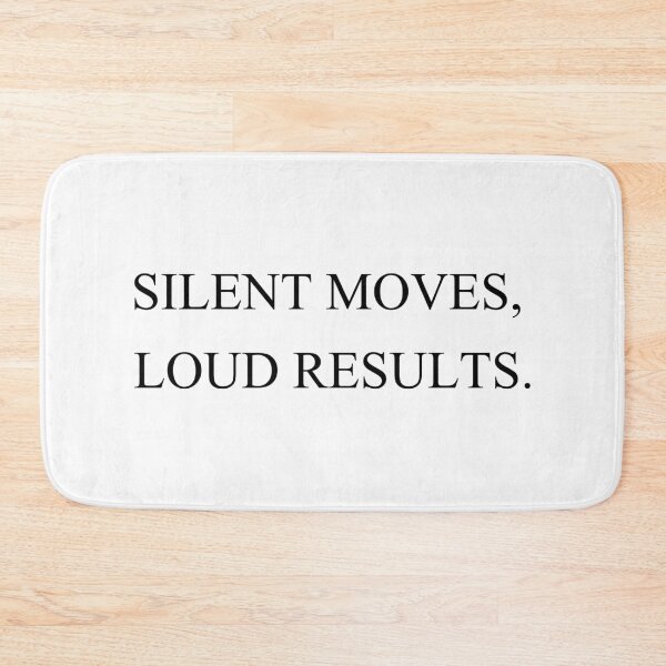 Item preview, silent moves, loud results designed and sold by motivation4you.