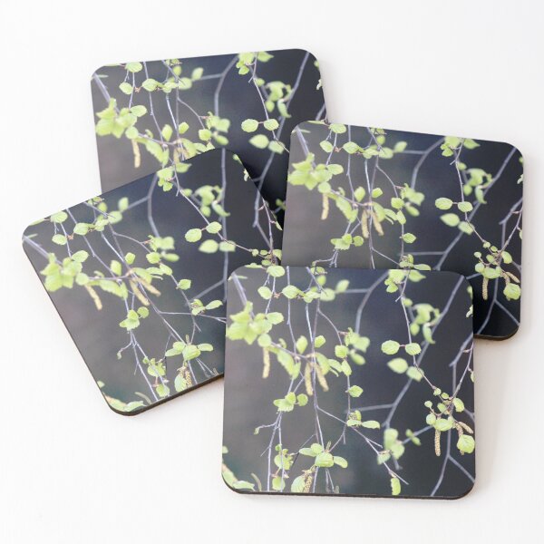 Item preview, Birch leaves pattern in sky designed and sold by chihuahuashower.