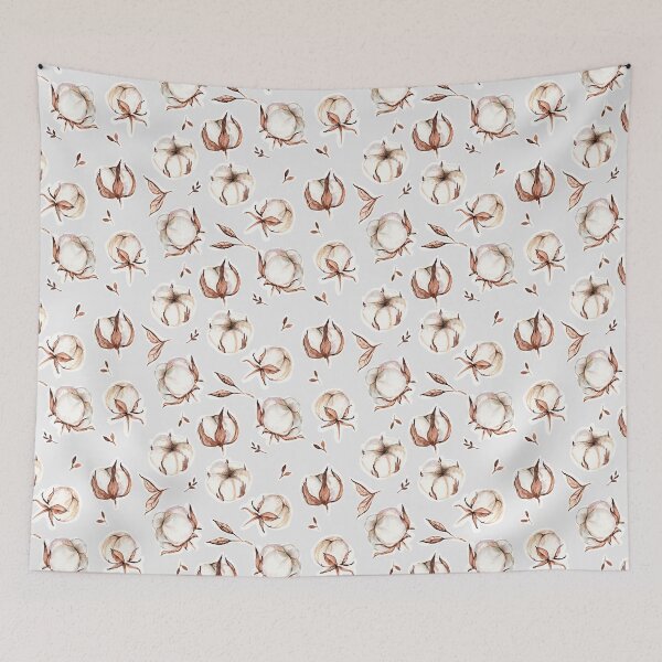 Item preview, Cotton flower head designed and sold by Petit Faon Prints.