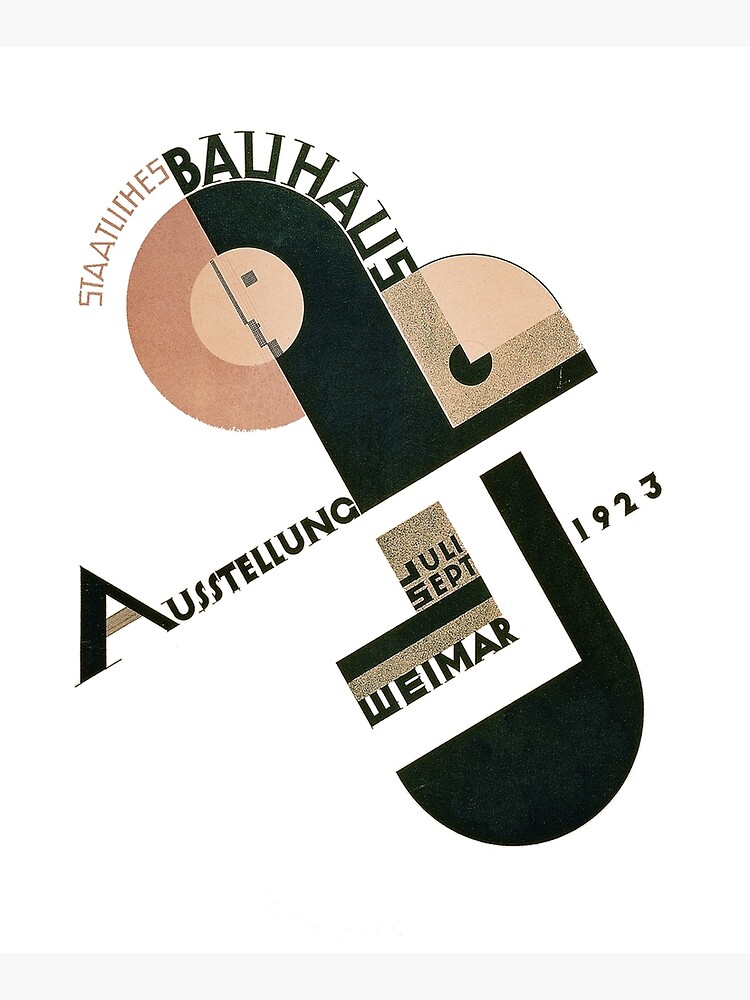 Bauhaus Logo on 1923 Weimar Advertisement by edsimoneit