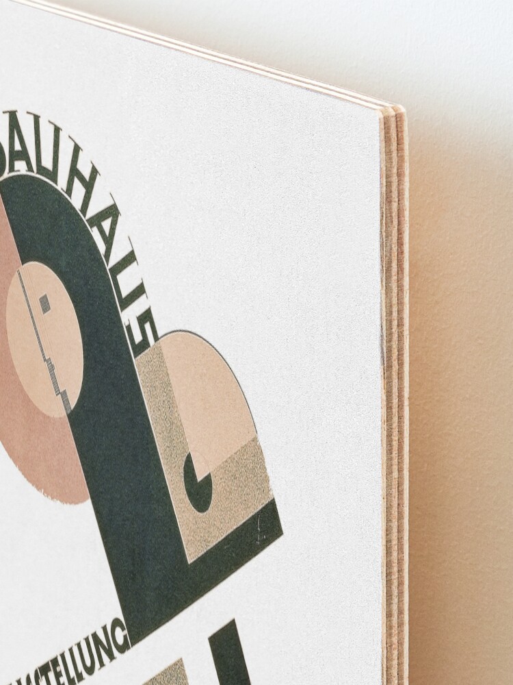 Alternate view of Bauhaus Logo on 1923 Weimar Advertisement Mounted Print