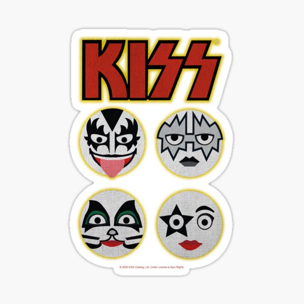 KISS (Icon Design) Sticker
