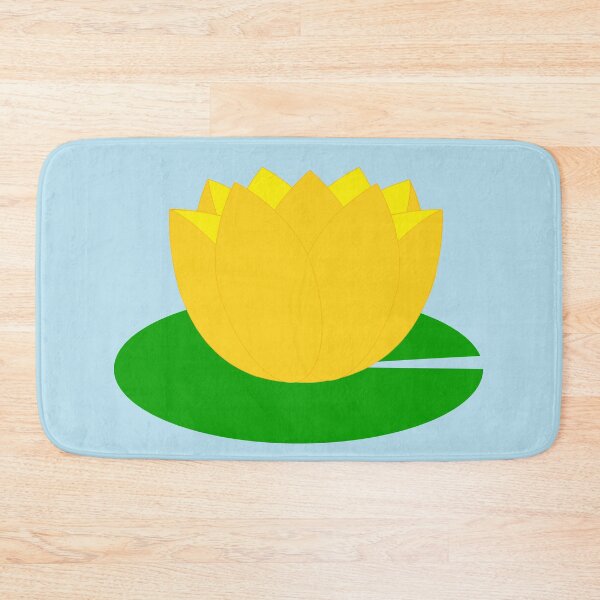 Item preview, Yellow Water Lily Digital Art | Melanie Jensen Illustrations designed and sold by Melanie Jensen.