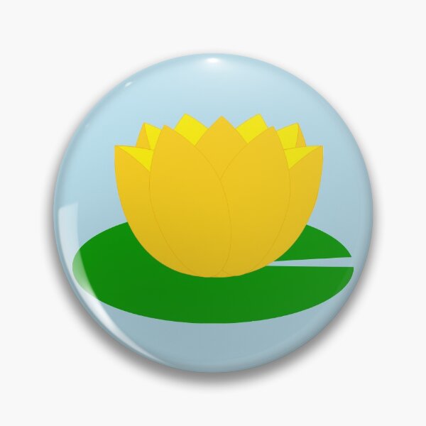 Item preview, Yellow Water Lily Digital Art | Melanie Jensen Illustrations designed and sold by Melanie Jensen.