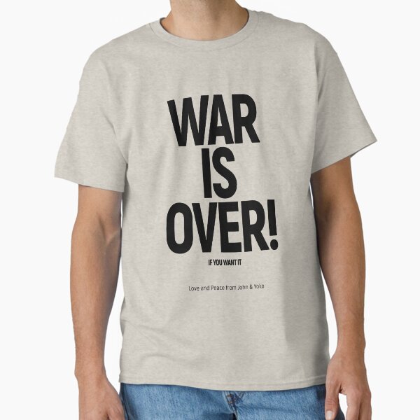 Item preview, WAR IS OVER! IF YOU WANT IT: (John & Yoko) in Original Black on Cream designed and sold by Day Chapman.
