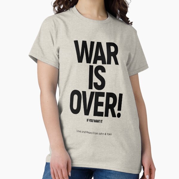 Item preview, WAR IS OVER! IF YOU WANT IT: (John & Yoko) in Original Black on Cream designed and sold by Day Chapman.