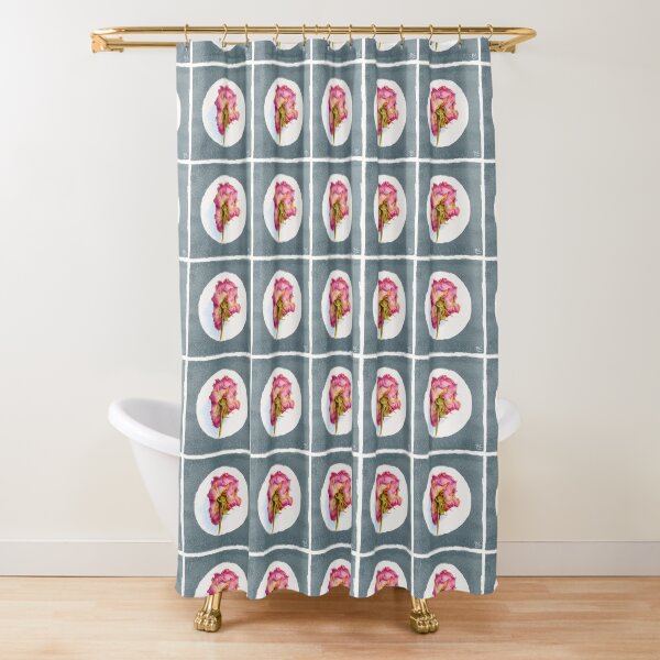 Parched Wrinkled Rose Shower Curtain