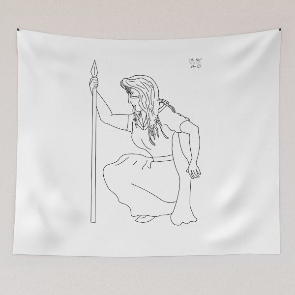 Item preview, Celtic Warrior Woman designed and sold by dominiccivilart.