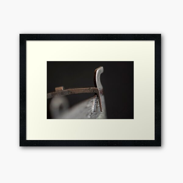 Braking into the future Framed Art Print