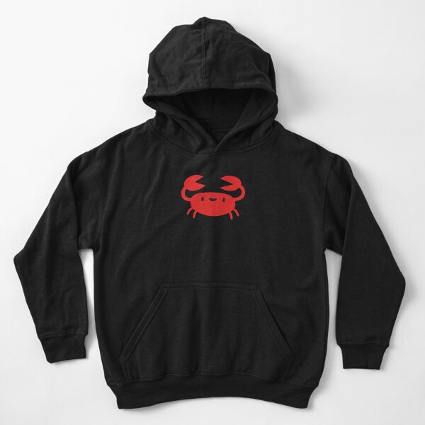 Discover Happy Crab Kid Pullover Hoodie
