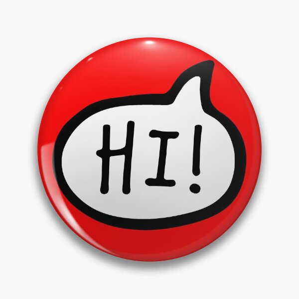 Item preview, HI! English, American Greeting, Hello, Speech Bubble designed and sold by Celticana.