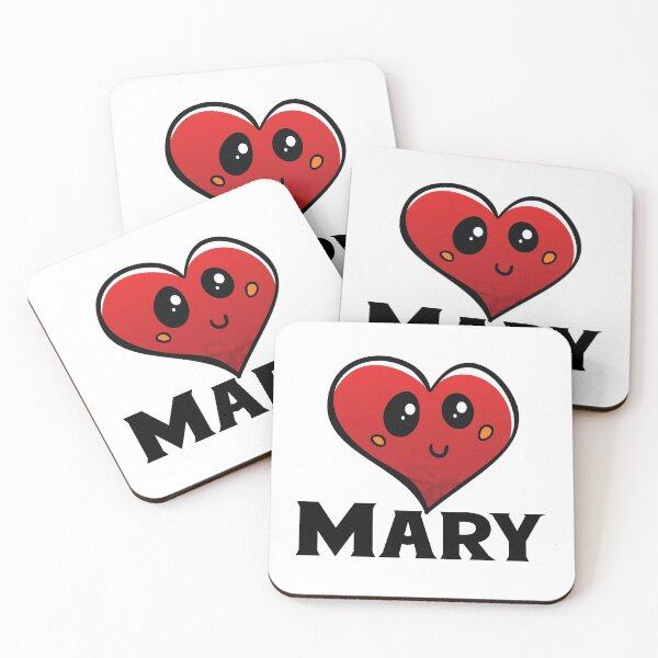 Item preview, Mary Cute Heart My Name Is Mary. designed and sold by ProjectX23.