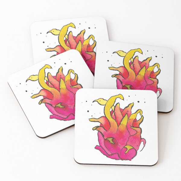 Item preview, Dragon Fruit  Wall art- Fruit collection designed and sold by printmesomecolo.