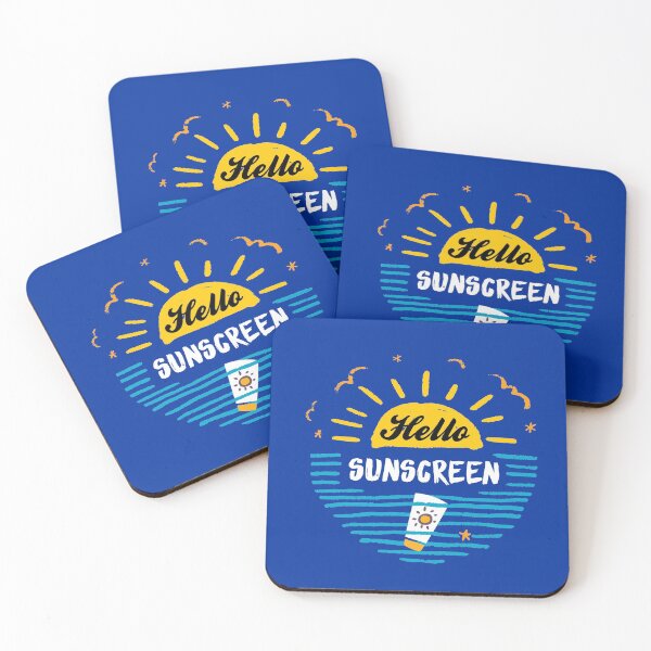 Item preview, Hello Sunscreen Funny Summer Quote  designed and sold by Bicone.
