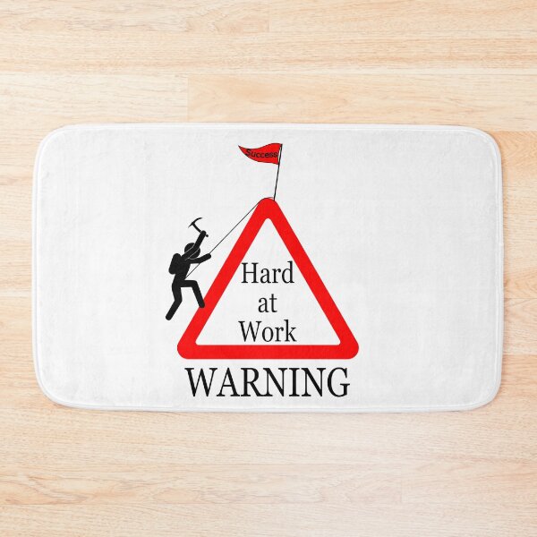 Item preview, Hard at Work WARNING designed and sold by jc007.