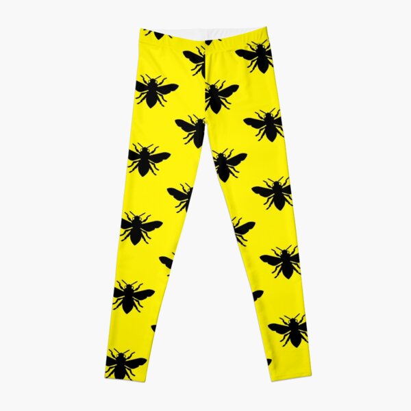 Bienen-Silhouette Leggings