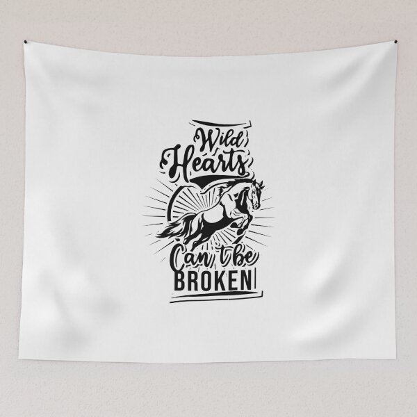Item preview, Wild hearts, horse riding designed and sold by Cutebutfunny.