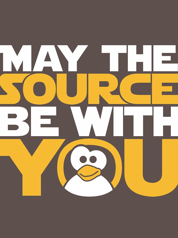 May The Source Be With You - Tux Edition by Refugeek