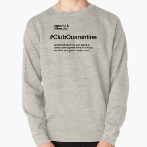 Gabriel & Dresden #ClubQuarantine Black Logo Pullover Sweatshirt
