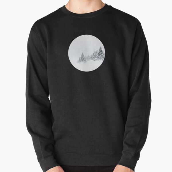 Beautiful snowy winter landscape Pullover Sweatshirt