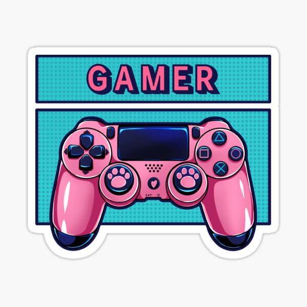 A Gamepad in the Style of Pop Art and Anime Stock Illustration -  Illustration of electronic, controller: 266993495