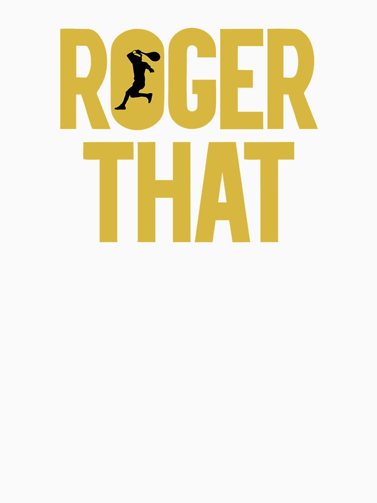 Discover Roger Federer Untitled Classic T-Shirt
