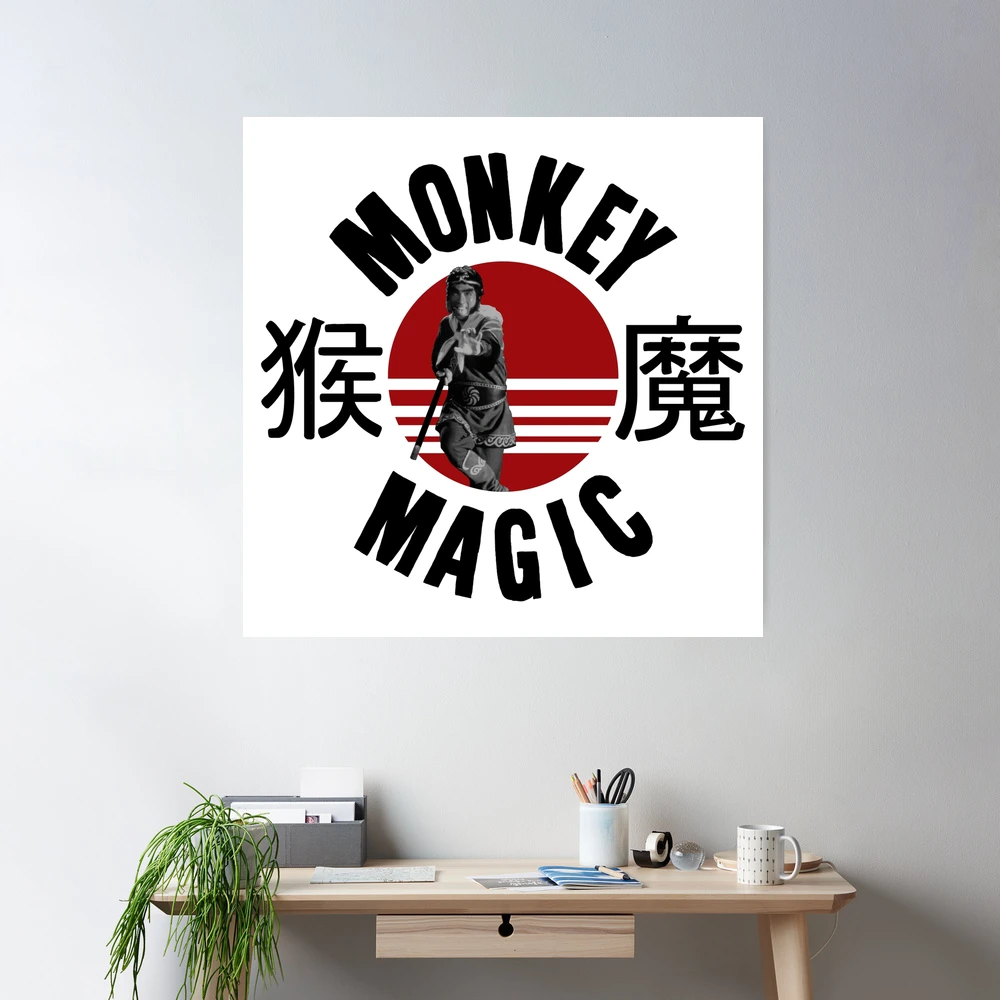 Camiseta Monkey Magic Para Hombre - 100% Algodón, Tallas De S A 5XL, Diseño Poster Clásico