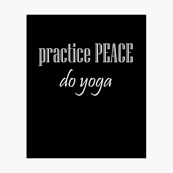 Item preview, Practice Peace Do Yoga Meditation Zen Yoga Lovers Outfit Spiritual Harmony Zen Mindfulness Gift  designed and sold by FunnySunny T-Shirts.